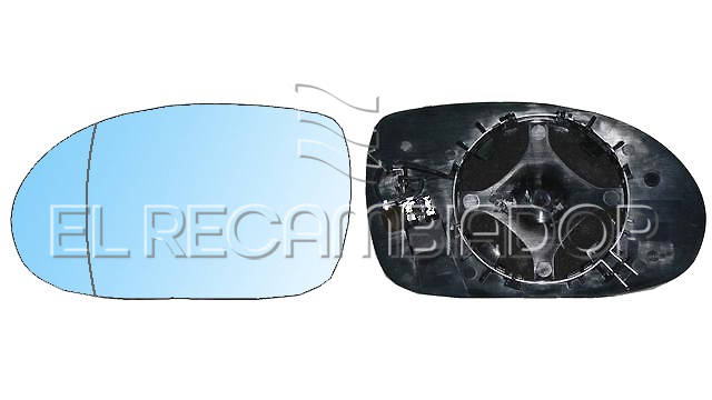 GLASS WITH SUPPORT Left side (driver) CITROEN C5 (01-08) - 31225541