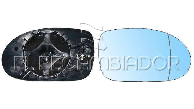 GLASS WITH SUPPORT Right side (passenger) CITROEN C5 (01-08) - 31225542