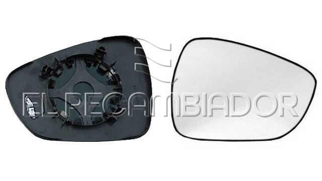 GLASS WITH SUPPORT Right side (passenger) CITROEN C5 (08-) - 31059054
