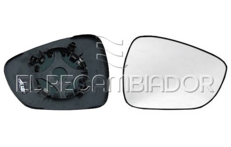 GLASS WITH SUPPORT Right side (passenger) CITROEN C5 (08-) - 31059054