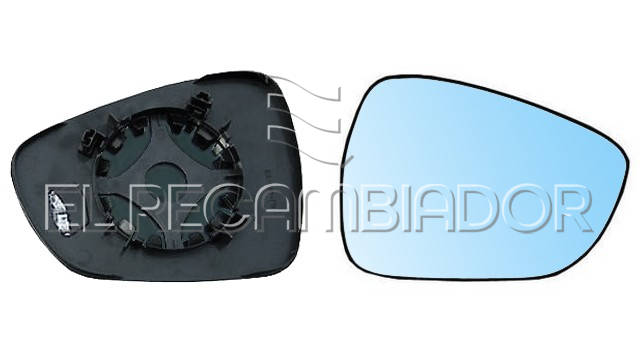 GLASS WITH SUPPORT Right side (passenger) CITROEN C5 (08-) - 31059058