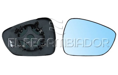 GLASS WITH SUPPORT Right side (passenger) CITROEN C5 (08-) - 31059058