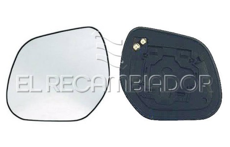 GLASS WITH SUPPORT Left side (driver) CITROEN C-CROSSER (08-) - 31059051