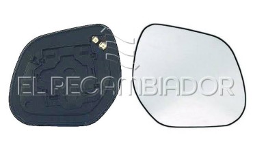 GLASS WITH SUPPORT Right side (passenger) CITROEN C-CROSSER (08-) - 31059052