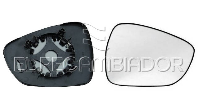CRISTAL CON SOPORTE Lado derecho (acompañante) CITROEN DS3 (09-15) - 31059044