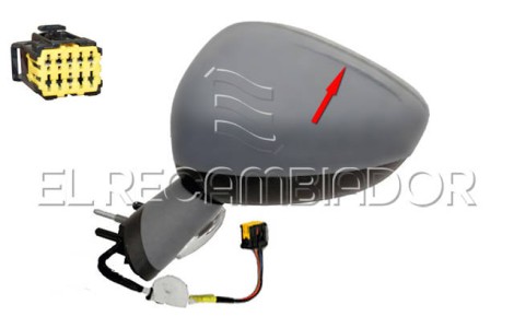 COMPLET MIRROR Left side (driver) CITROEN DS4 (11-15) - 27059057