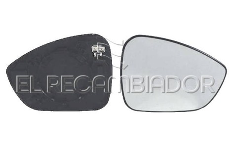 GLASS WITH SUPPORT Right side (passenger) CITROEN DS4 (11-15) - 31059086