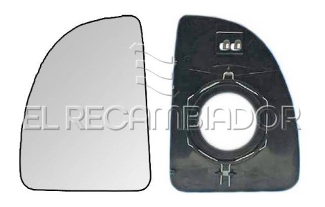 CRISTAL CON SOPORTE Lado izquierdo (conductor) CITROEN JUMPER (02-06) - 31305321