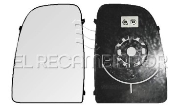 GLASS WITH SUPPORT Left side (driver) CITROEN JUMPER (06-) - 35305421