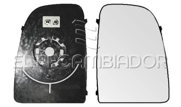 GLASS WITH SUPPORT Right side (passenger) CITROEN JUMPER (06-) - 35305422