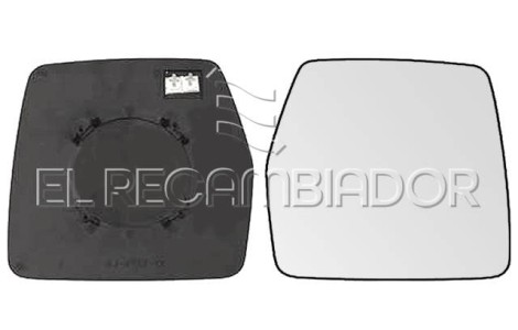 GLASS WITH SUPPORT Right side (passenger) CITROEN JUMPY (95-07) - 31309022