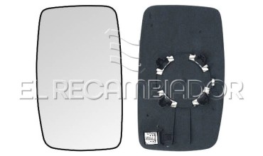 GLASS WITH SUPPORT Left side (driver) CITROEN JUMPY (07-16) - 35309221