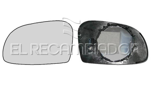 GLASS WITH SUPPORT Left side (driver) CITROEN SAXO (96-99) - 31222511