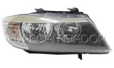 HEADLAMP Right side (passenger) BMW Serie 3 E90 (08-11) 4 Ptas. - 11200706
