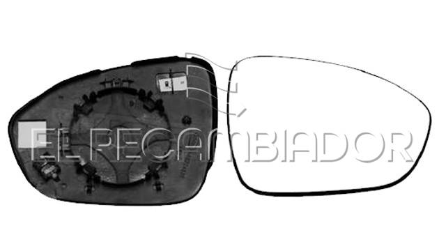 GLASS WITH SUPPORT Right side (passenger) DACIA JOGGER (21-) - 31251002