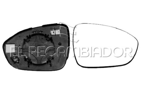 GLASS WITH SUPPORT Right side (passenger) DACIA JOGGER (21-) - 31251002
