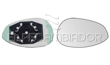 CRISTAL CON SOPORTE Lado derecho (acompañante) FIAT 500 (07-15) - 31304312