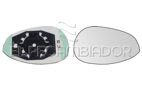 CRISTAL CON SOPORTE Lado derecho (acompañante) FIAT 500 (07-15) - 31304322