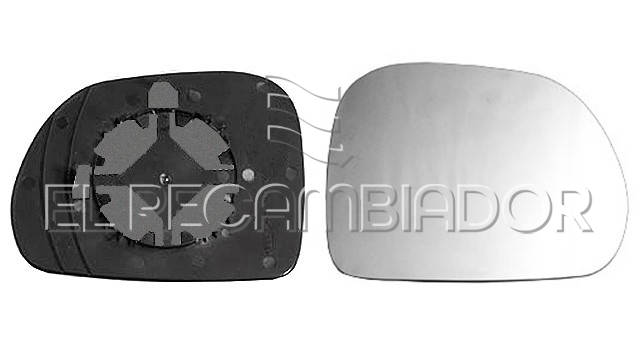 CRISTAL CON SOPORTE Lado derecho (acompañante) FIAT 500 L (12-) - 31304332