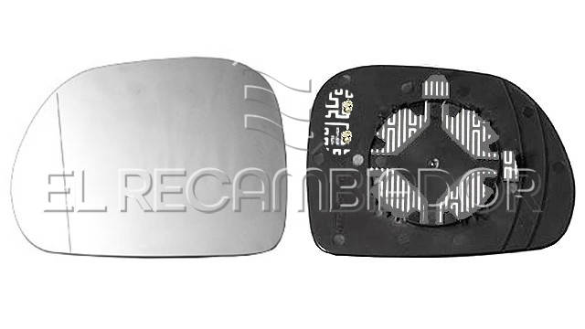 CRISTAL CON SOPORTE Lado izquierdo (conductor) FIAT 500 L (12-) - 31304301