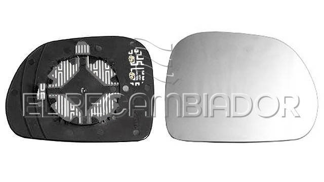 CRISTAL CON SOPORTE Lado derecho (acompañante) FIAT 500 L (12-) - 31304302