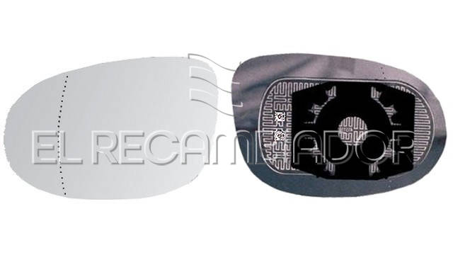 GLASS WITH SUPPORT Left side (driver) FIAT CROMA (08-12) - 31084403