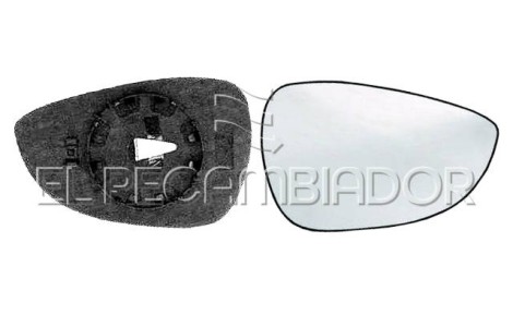 GLASS WITH SUPPORT Right side (passenger) FORD B-MAX (12-17) - 31310812