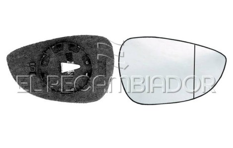 GLASS WITH SUPPORT Right side (passenger) FORD B-MAX (12-17) - 31310832
