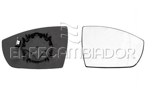 GLASS WITH SUPPORT Right side (passenger) FORD ECOSPORT (12-) - 31311502