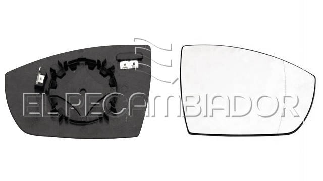 GLASS WITH SUPPORT Right side (passenger) FORD ECOSPORT (12-) - 31311512