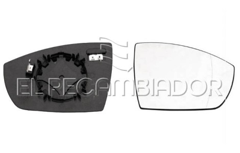 GLASS WITH SUPPORT Right side (passenger) FORD ECOSPORT (12-) - 31311512
