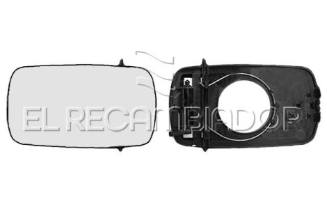 CRISTAL CON SOPORTE Lado izquierdo (conductor) FORD FIESTA (89-94) - 31310311