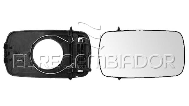 CRISTAL CON SOPORTE Lado derecho (acompañante) FORD FIESTA (89-94) - 31310312