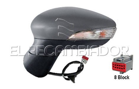 COMPLET MIRROR Left side (driver) FORD FIESTA (08-17) - 27310855