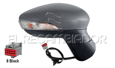 ESPEJO COMPLETO Lado derecho (acompañante) FORD FIESTA (08-17) - 27091638