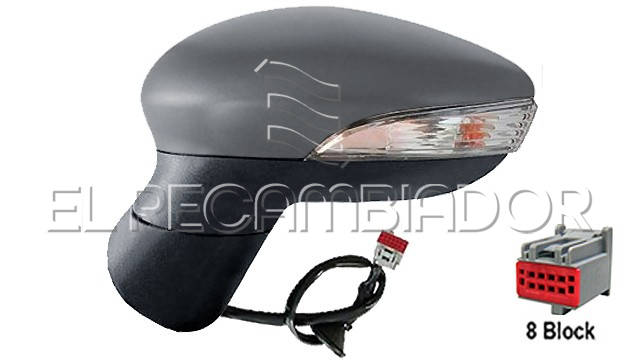 COMPLET MIRROR Left side (driver) FORD FIESTA (08-17) - 27310841