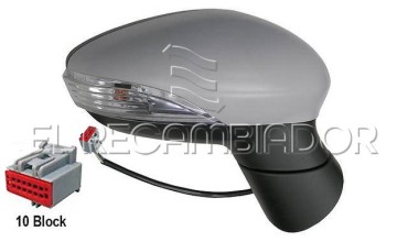 COMPLET MIRROR Right side (passenger) FORD FIESTA (08-17) - 27310832