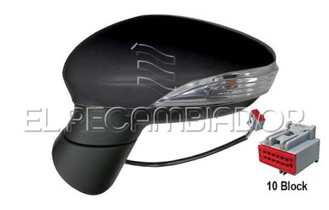 COMPLET MIRROR Left side (driver) FORD FIESTA (08-17) - 27310811