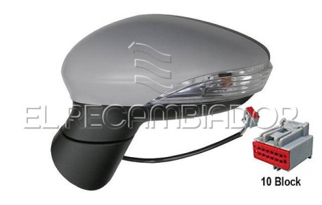 COMPLET MIRROR Left side (driver) FORD FIESTA (08-17) - 27310833