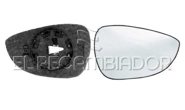 GLASS WITH SUPPORT Right side (passenger) FORD FIESTA (08-17) - 31310812