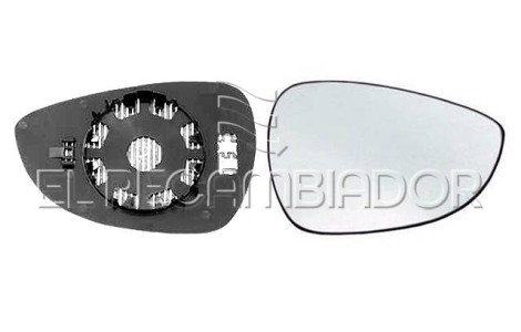 GLASS WITH SUPPORT Right side (passenger) FORD FIESTA (08-17) - 31310822