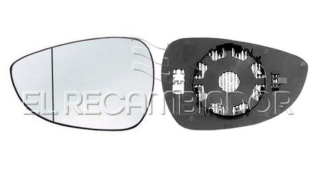 GLASS WITH SUPPORT Left side (driver) FORD FIESTA (08-17) - 31095275