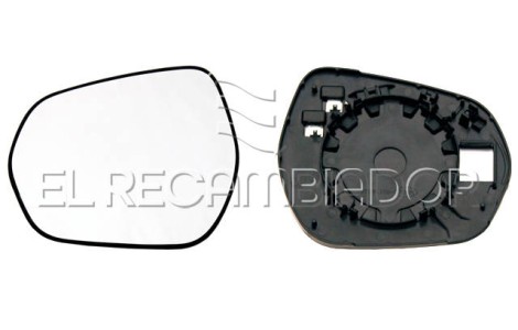 GLASS WITH SUPPORT Left side (driver) FORD FIESTA (17-23) - 31310901