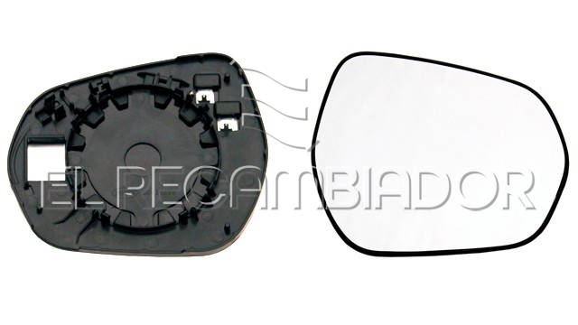 GLASS WITH SUPPORT Right side (passenger) FORD FIESTA (17-23) - 31310902