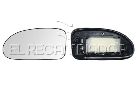 GLASS WITH SUPPORT Left side (driver) FORD FOCUS (98-05) - 31316511