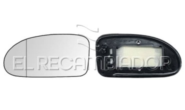 GLASS WITH SUPPORT Left side (driver) FORD FOCUS (98-05) - 31316531