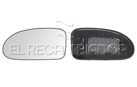 GLASS WITH SUPPORT Left side (driver) FORD FOCUS (98-05) - 31316521