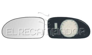GLASS WITH SUPPORT Left side (driver) FORD FOCUS (98-05) - 31094641