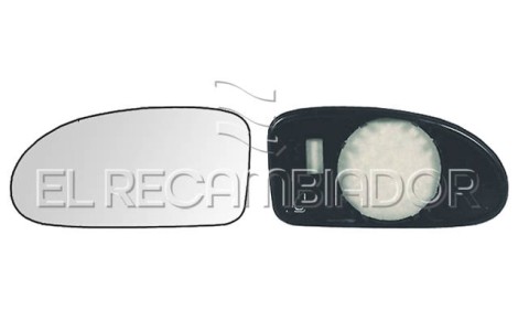 GLASS WITH SUPPORT Left side (driver) FORD FOCUS (98-05) - 31094641