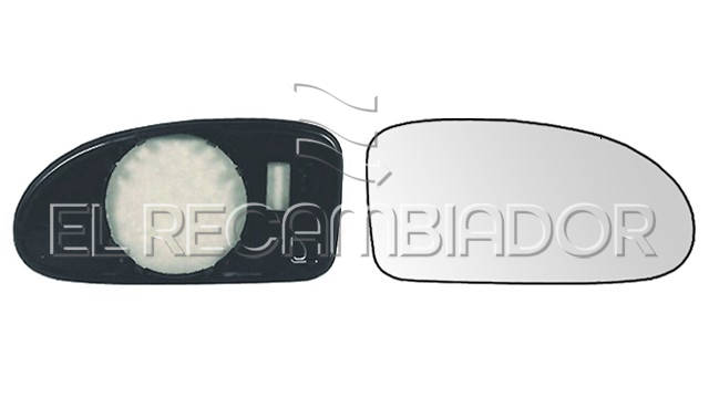 GLASS WITH SUPPORT Right side (passenger) FORD FOCUS (98-05) - 31095228